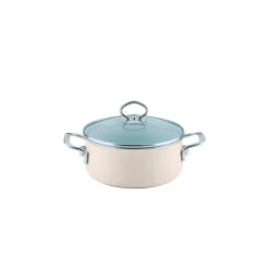 Cazuela esmaltada con tapa de cristal Nouvelle, 2 l - Riess