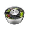 Centrifugador de lechuga de acero inoxidable, con cuerda