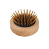 Cepillo de pelo redondo plegable con púas de madera - Redecker