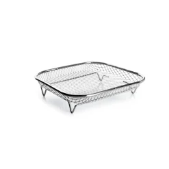 Cestillo de acero inoxidable cuadrado para freidora de aire - Ibili