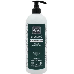 Champú ecológico fortalecedor para cabello fino y débil - NaturaBio Cosmetics