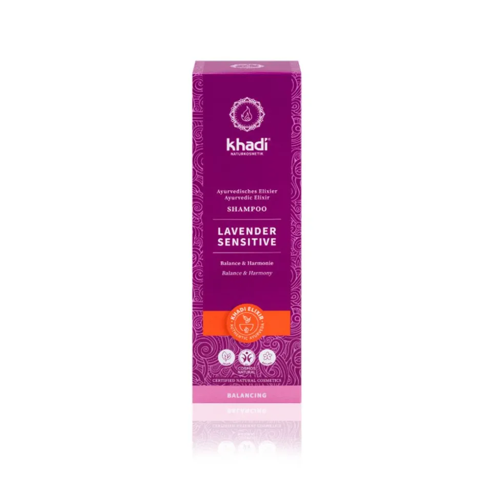 Champú natural de Hibisco y Lavanda, Sensible - Khadi