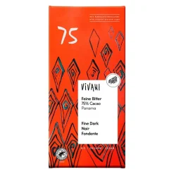 Chocolate ecológico 75% con azúcar de coco - Vivani