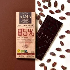 Chocolate ecológico 85% con azúcar de coco - Alma do Cacau