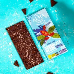 Chocolate ecológico 60% con azúcar de coco y flor de sal - Alma do Cacau