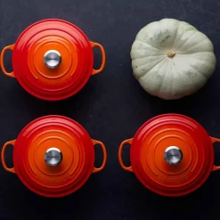 Cocotte de hierro fundido, 24 cm, color volcánico - Le Creuset