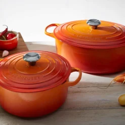 Cocotte de hierro fundido, 20 cm, color volcánico - Le Creuset