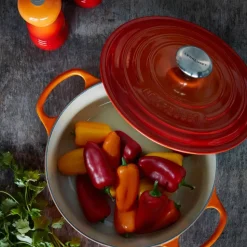 Cocotte de hierro fundido, 20 cm, color volcánico - Le Creuset