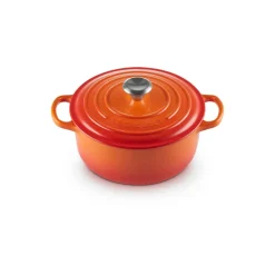 Cocotte de hierro fundido, 20 cm, color volcánico - Le Creuset