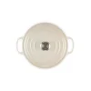 Cocotte de hierro fundido, 20 cm, color merengue - Le Creuset