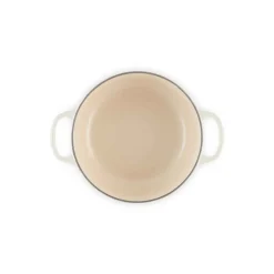 Cocotte de hierro fundido, 20 cm, color merengue - Le Creuset