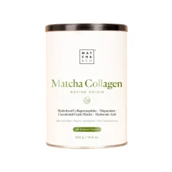 Colágeno hidrolizado bovino con té Matcha, 300 g - Matcha & Co