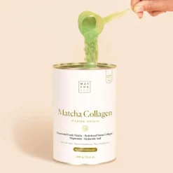 Colágeno hidrolizado marino con té Matcha sabor limón, 296 g - Matcha & Co