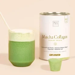 Colágeno hidrolizado marino con té Matcha sabor limón, 296 g - Matcha & Co