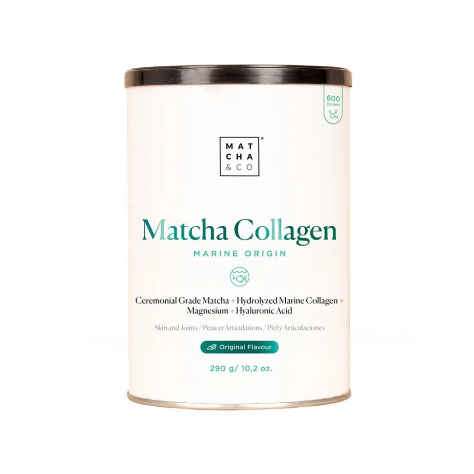 Colágeno hidrolizado marino con té Matcha, 290 g - Matcha & Co