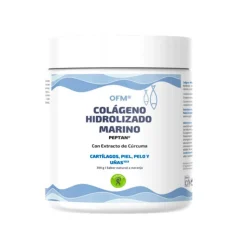 Colágeno hidrolizado marino Peptan con extractos de cúrcuma, 300 g - OFM