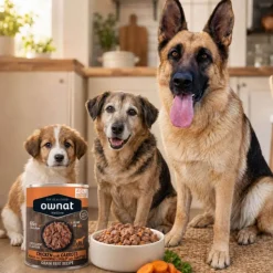 Comida húmeda para perros de pollo y zanahoria, Wertline, 395 g - Ownat