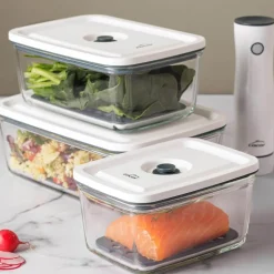Contenedor de vidrio borosilicato para vacío Smart, 1000 ml - Lacor