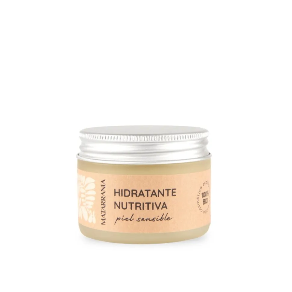 Crema facial hidratante nutritiva piel sensible - Matarrania
