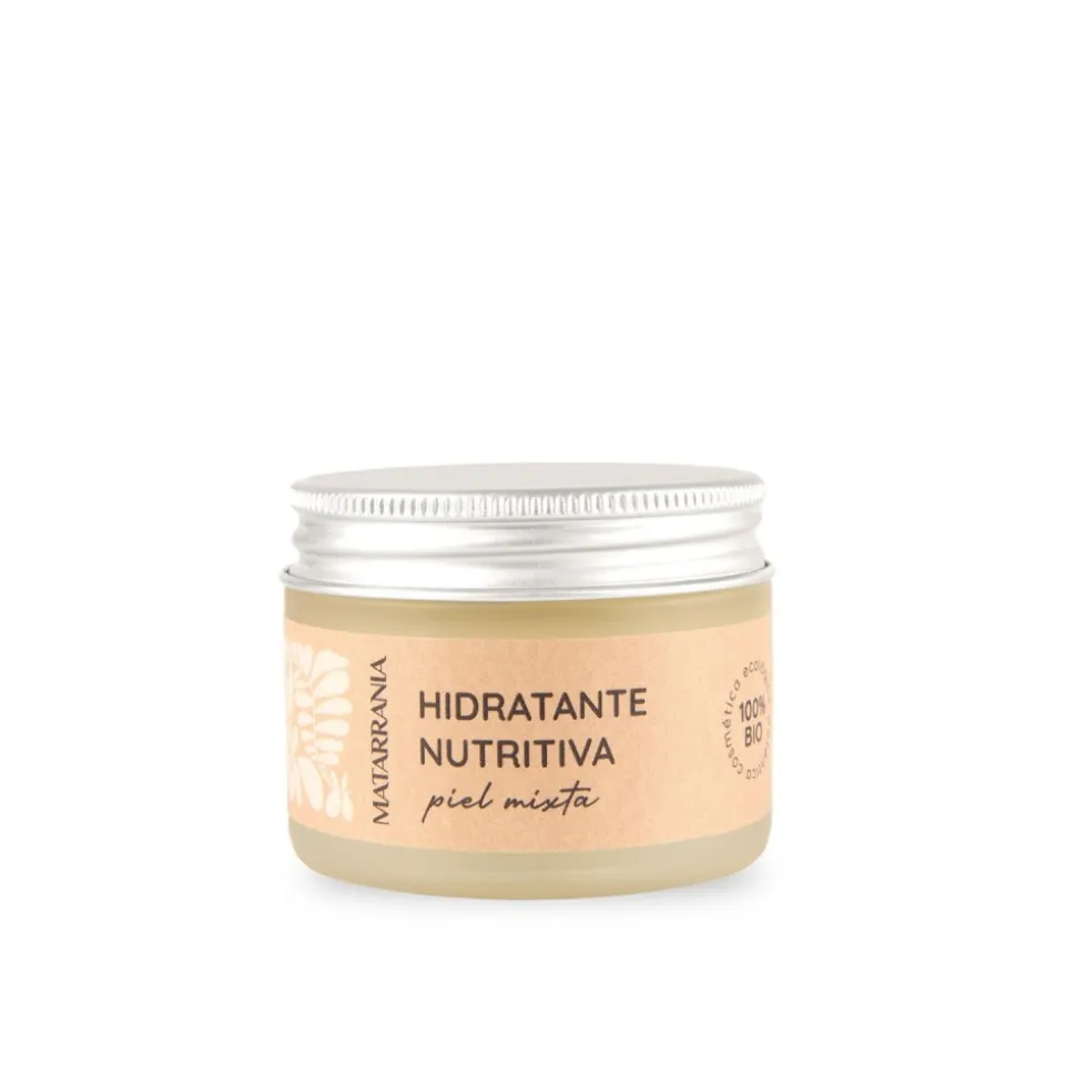 Crema facial hidratante nutritiva piel mixta - Matarrania