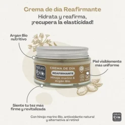 Crema reafirmante de día con hinojo marino y argán ecológica, 50 ml - NaturaBio