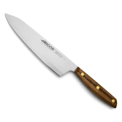 Cuchillo cocinero liso de acero inoxidable al nitrógeno, serie Nórdika, 21 cm - Arcos