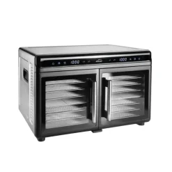 Deshidratador doble de acero inoxidable con 16 bandejas, Bisecco - Lacor