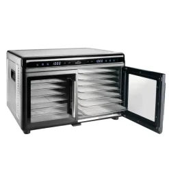 Deshidratador doble de acero inoxidable con 16 bandejas, Bisecco - Lacor