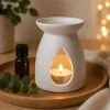 Difusor a vela de porcelana, liso - Kerzenfarm