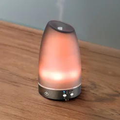 Difusor de cristal y madera ultrasónico "Astro Gris" - Serene House