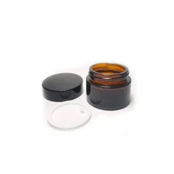 Envase de cristal ámbar para cremas cosméticas, 30 ml - Essenciales