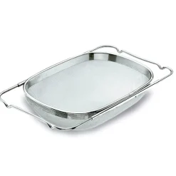 Escurridor de fregadero extensible de acero inoxidable, 23,5 cm - Lacor