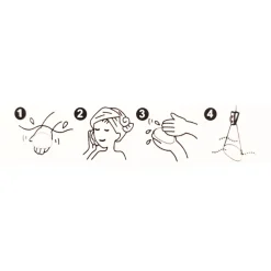 Esponja natural de Konjac, facial, pequeña - Zen Arome
