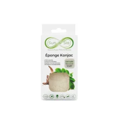 Esponja natural de Konjac, facial y corporal, grande - Zen Arome