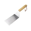 Espátula de acero inoxidable BBQ Nordic con mango de madera, 34,5 cm - Lacor