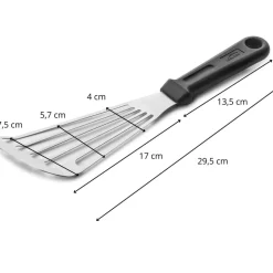 Espátula de acero inoxidable para plancha, flexible - Lacor