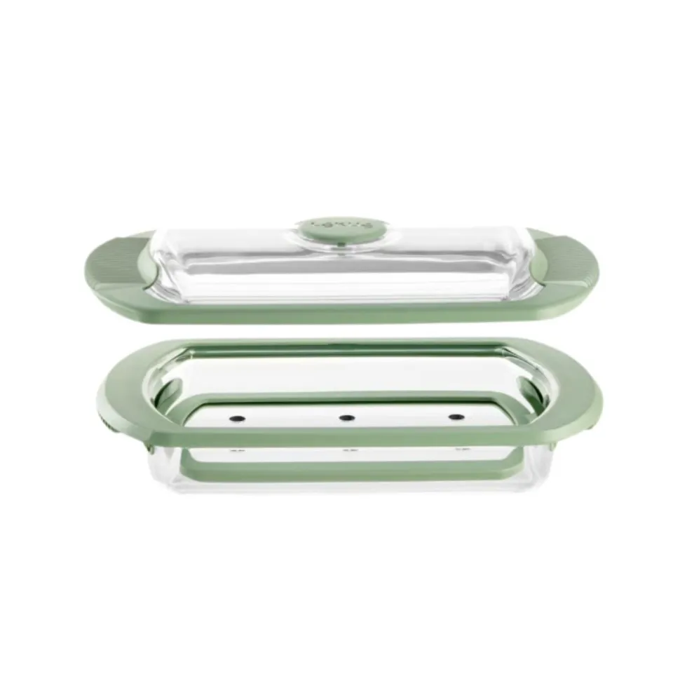 Estuche de vapor de cristal, 2 personas - Lekue