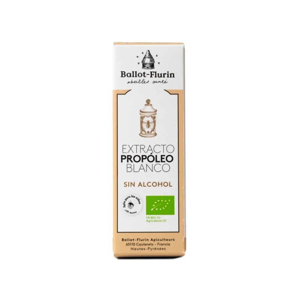 Extracto de propóleo blanco sin alcohol, ecológico, 15 ml - Ballot-Flurin
