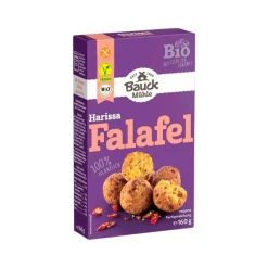 Falafel sin gluten ecológico con salsa harissa - Bauckhof