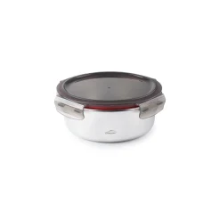 Fiambrera hermética redonda de acero inoxidable Ecoinox con tapa, 700 ml - Lacor