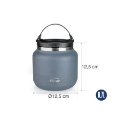 Fiambrera térmica de acero inoxidable Eira, 700 ml - Lacor