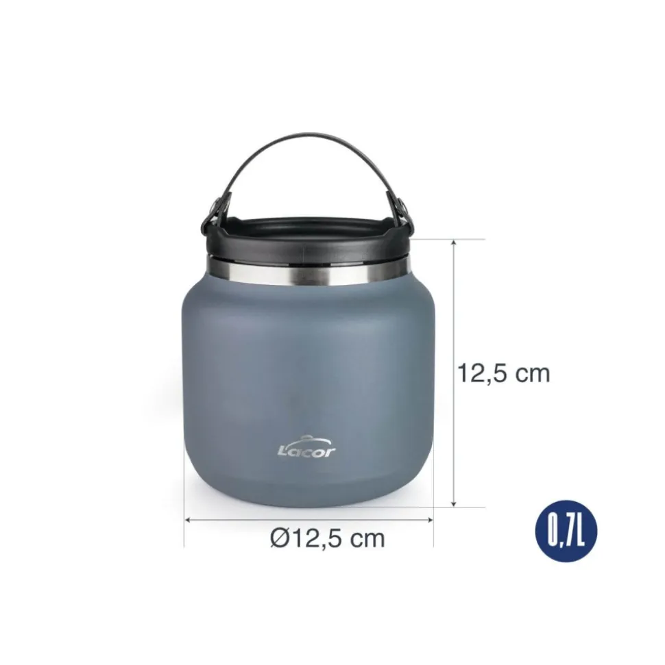 Fiambrera térmica de acero inoxidable Eira, 700 ml - Lacor