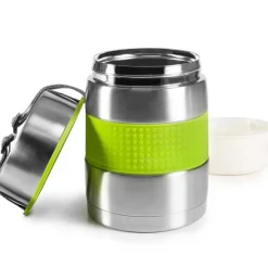 Fiambrera térmica de acero inoxidable, 1200 ml - Ibili