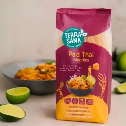 Fideos pad thai de arroz integral, ecológicos, 250 g - Terrasana