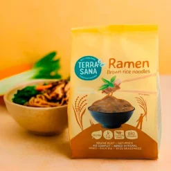 Fideos ramen de arroz integral, ecológicos, 280 g - Terrasana