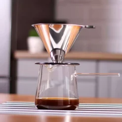 Filtro de café de acero inoxidable Pour Over