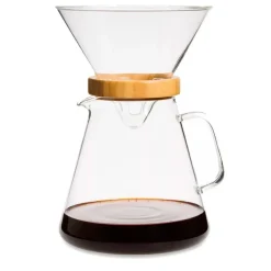 Filtro de café de goteo de cristal, Pour Over L - Trenglas