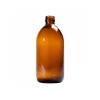 Frasco de cristal ámbar para aceites esenciales - 500 ml