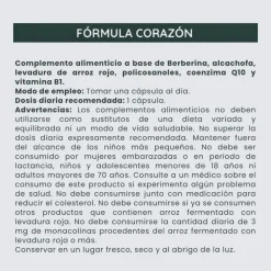 Fórmula corazón, 60 cápsulas - Webotanix