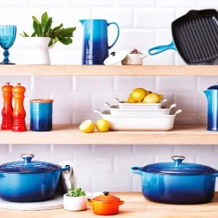 Fuente de cerámica gres esmaltada para horno, color merengue, 2,4 litros - Le Creuset